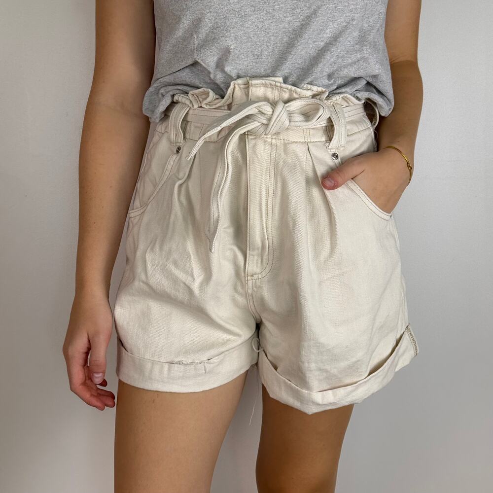 Nova Denim Paperbag Shorts by We The Free at Free People Small